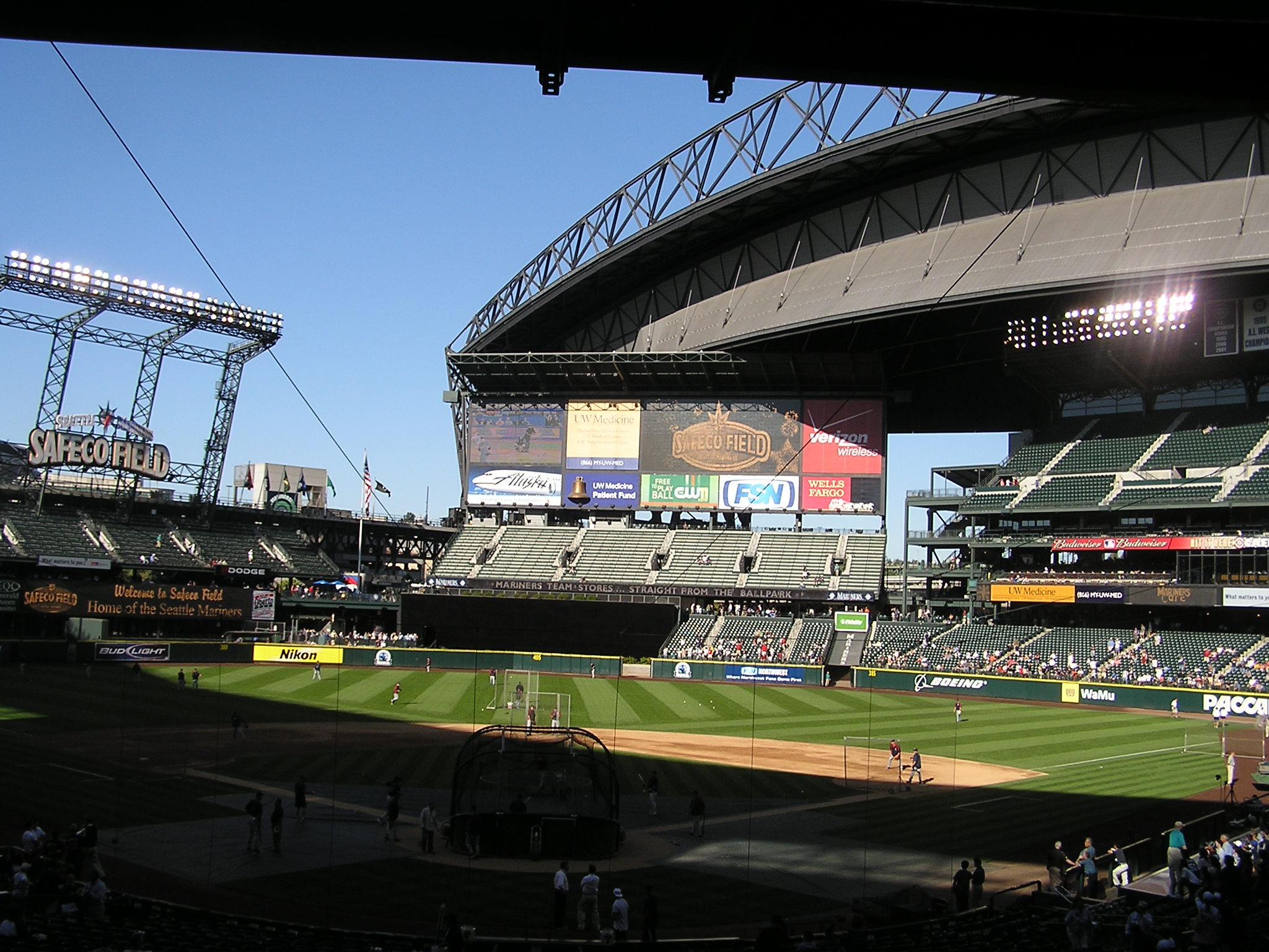 My first view of Safeco Field, Seattle Wa