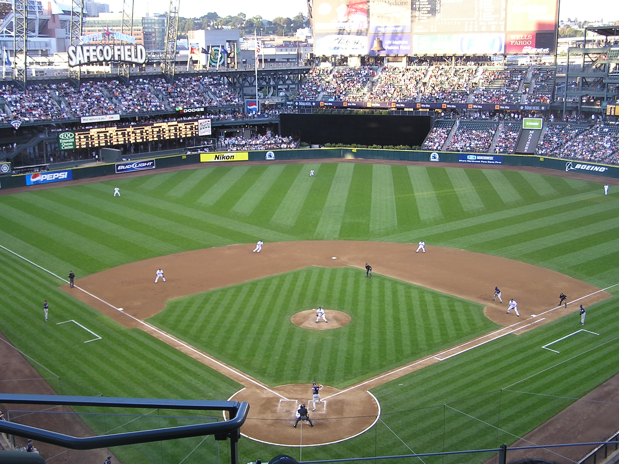 Twi-Light hours at Safeco Field, Seattle, Wa